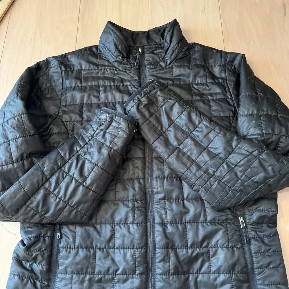 Patagonia Nano Puff Jacket Women's Large Black Puffer Insulated Outerwear - Picture 6 of 10